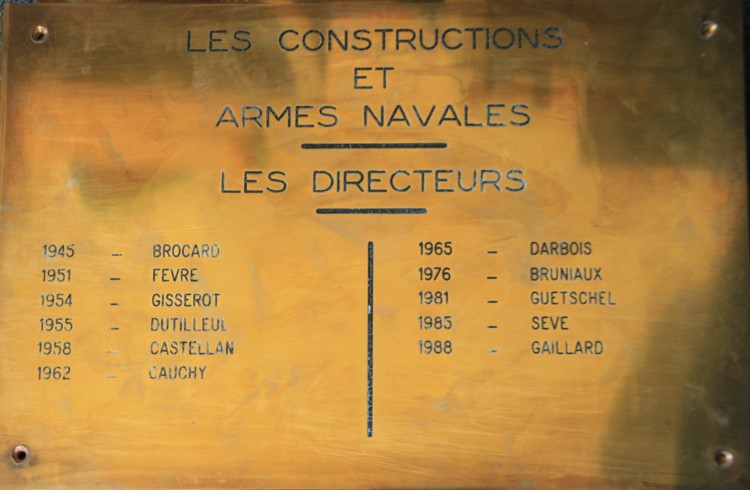 Plaque_Directeur Lorient