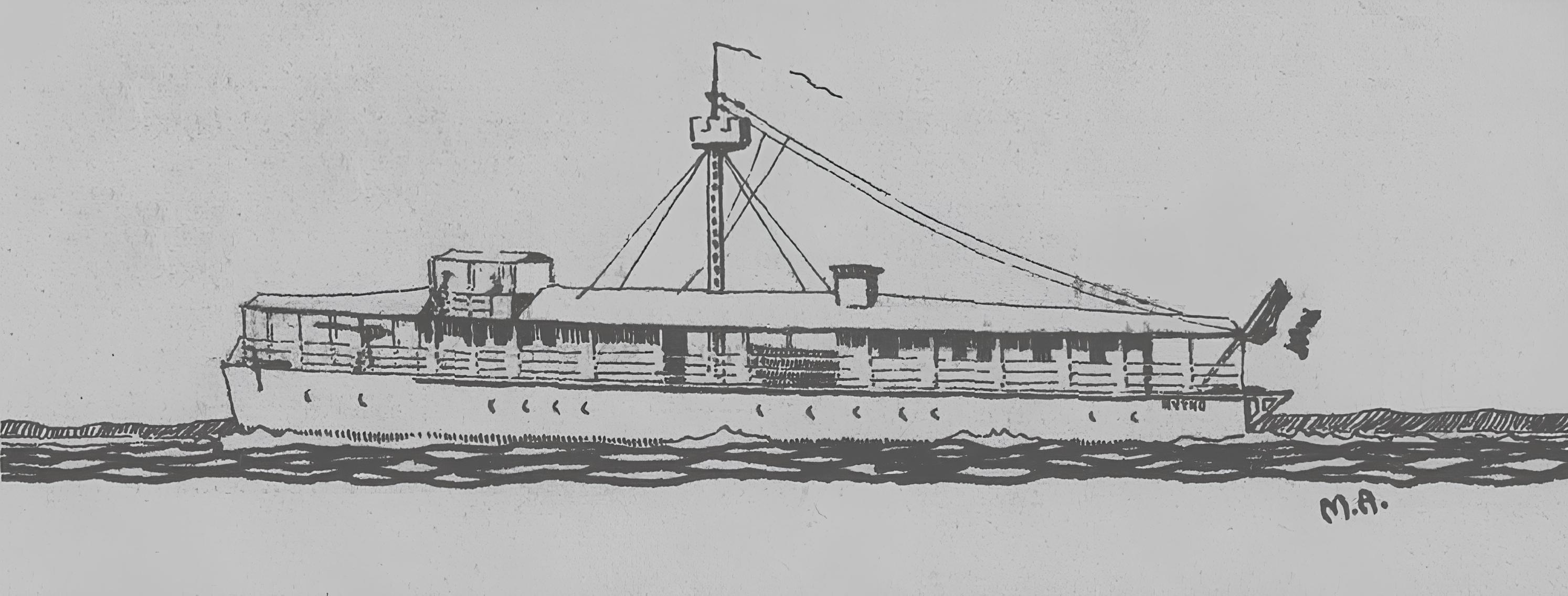 Canonnière fluviale Tourane
