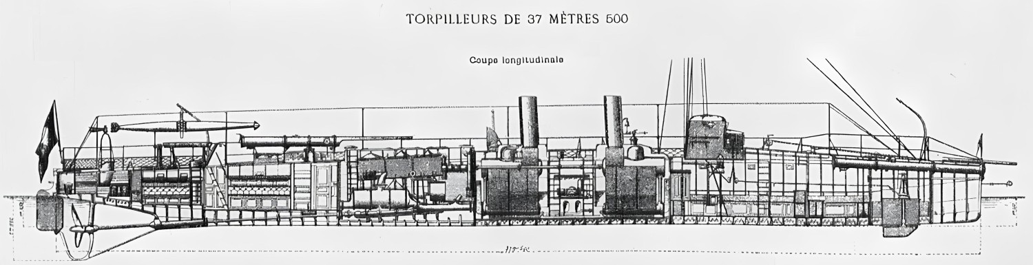 torpilleur 37,50m schneider saigon