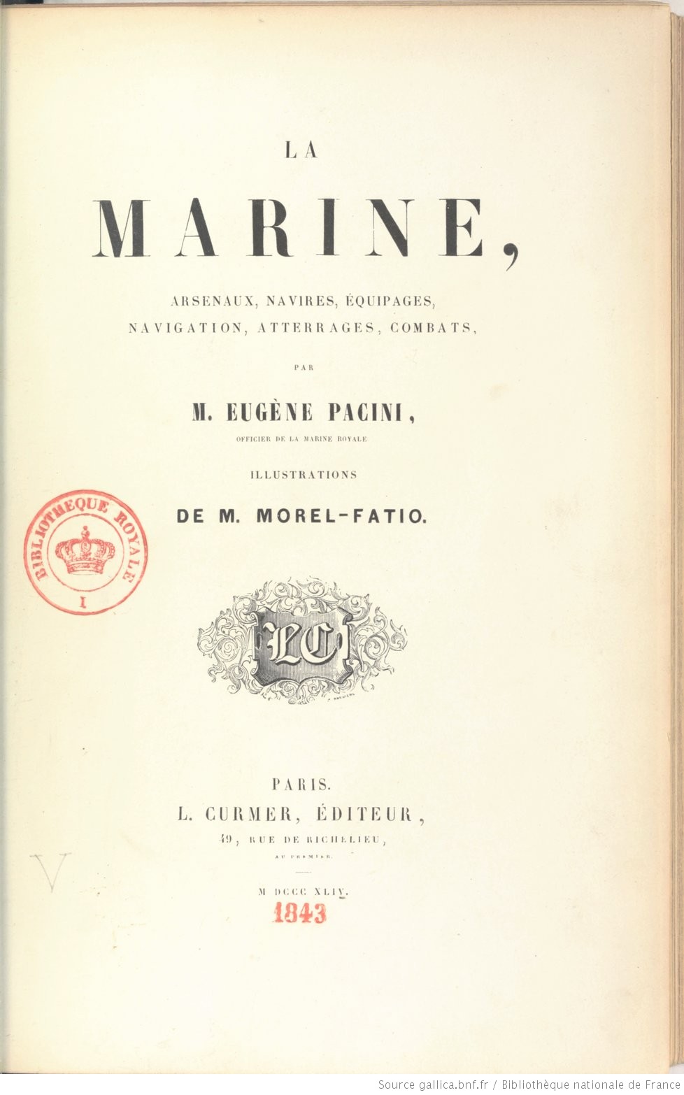 Biblio La marine arsenaux Pacini